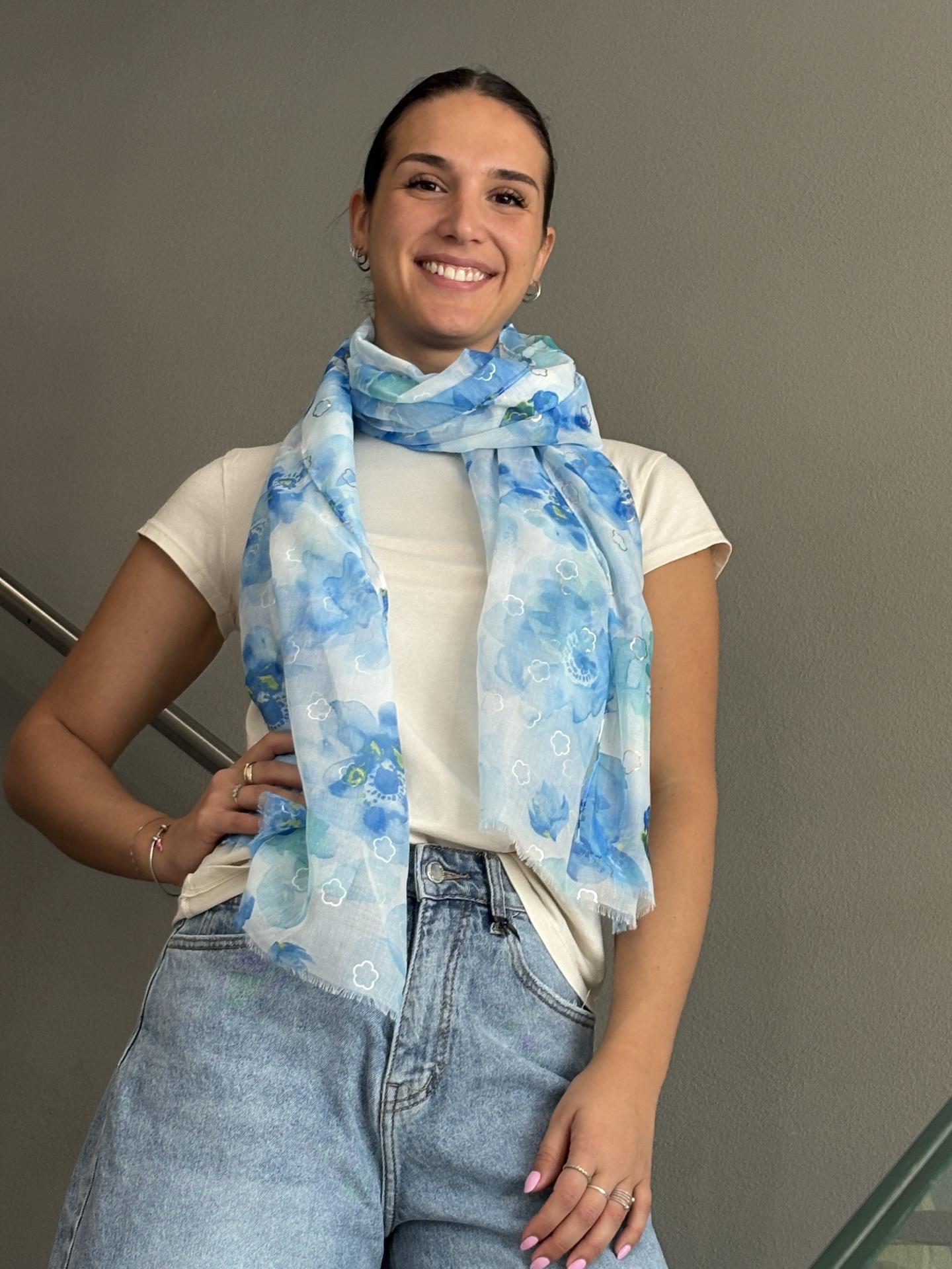 FOULARD SUSY STAR ST9474RE AZZURRO