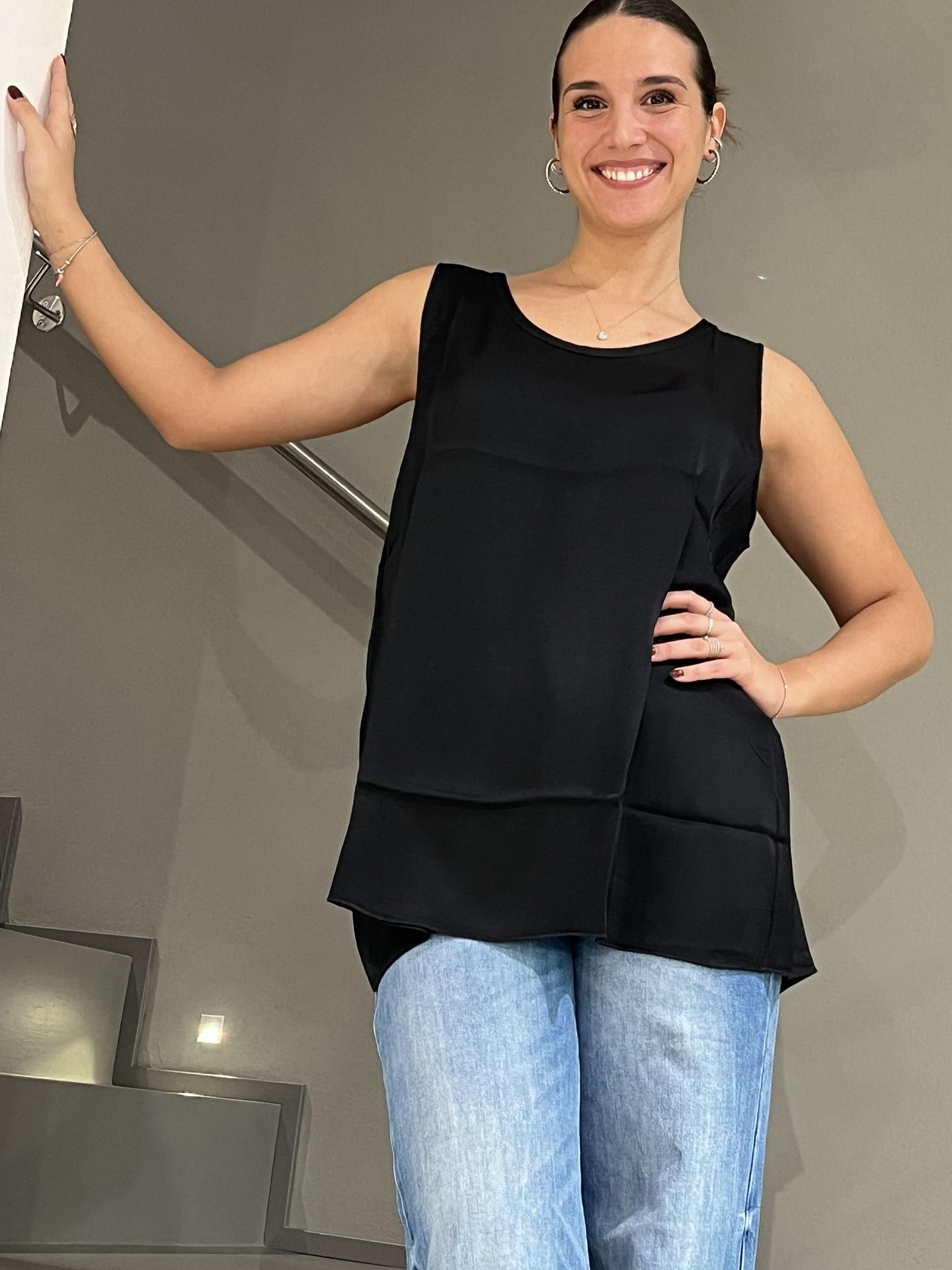 MAGLIA SUSY STAR STFA804 NERO
