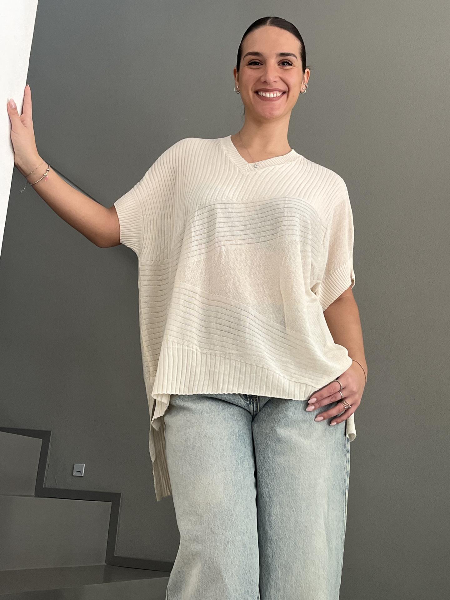 MAGLIA SUSY STAR STHS2630 BEIGE