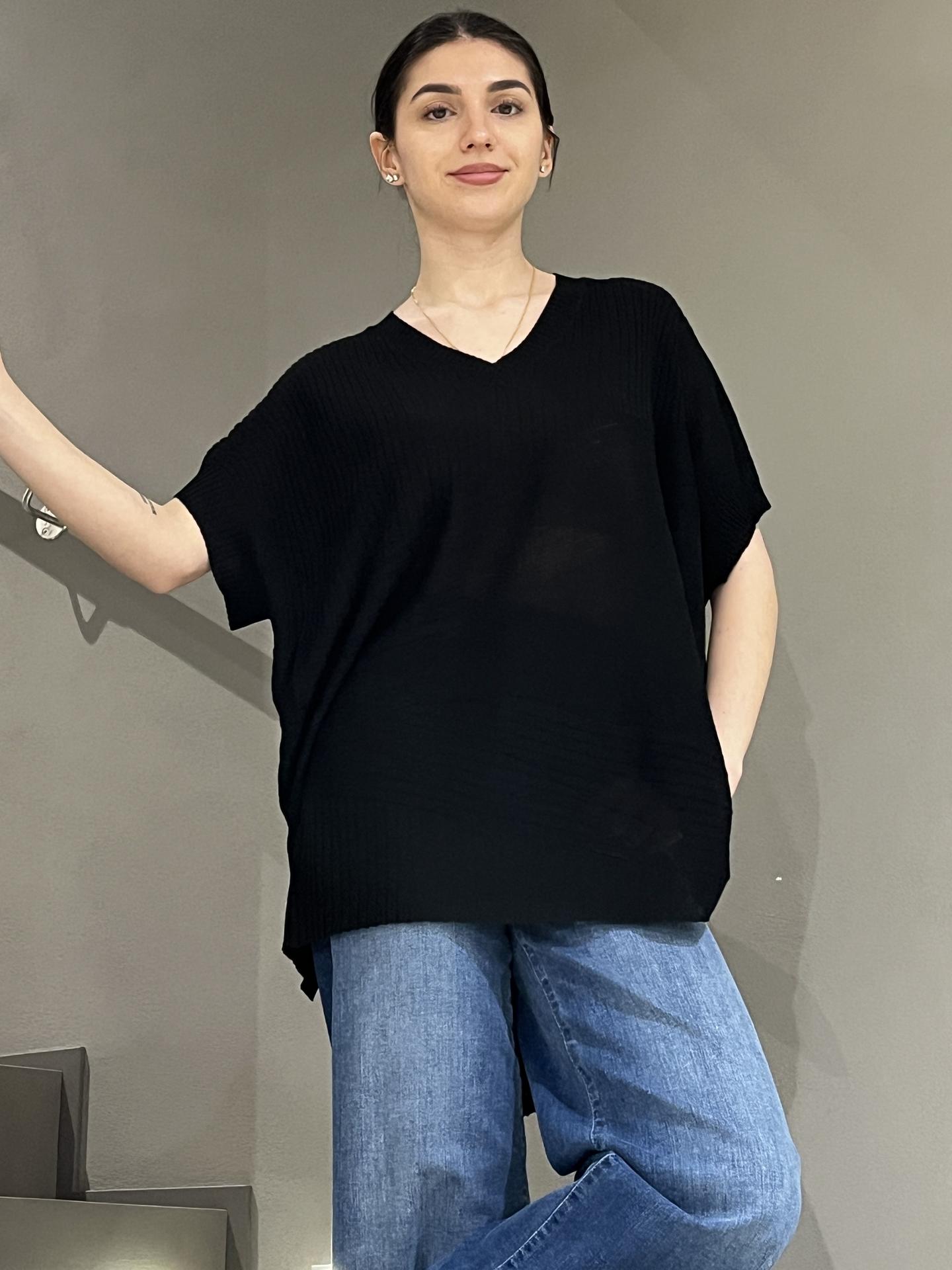 MAGLIA SUSY STAR STHS2630 NERO