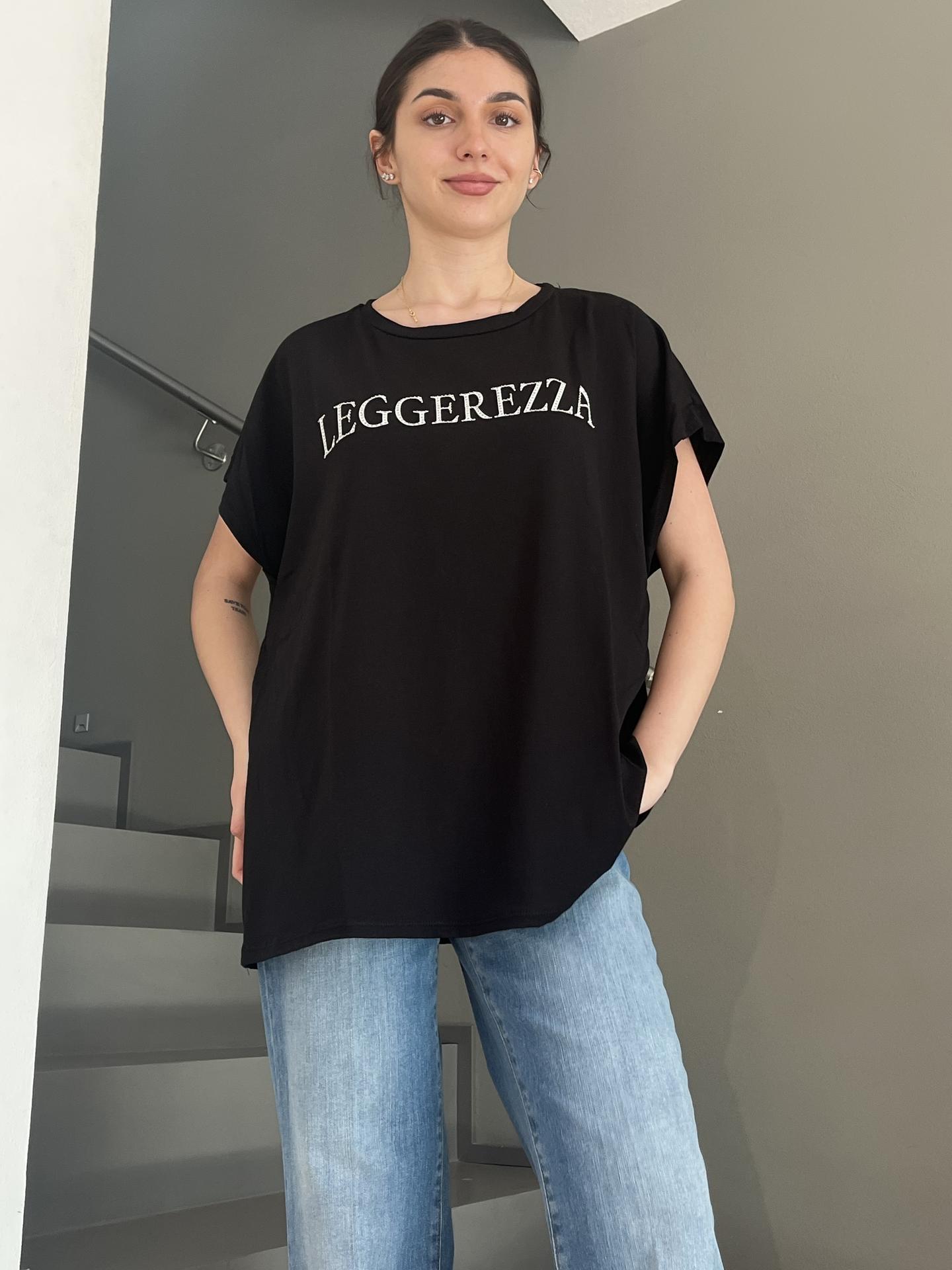 T-SHIRT SUSY STAR STM238 NERO