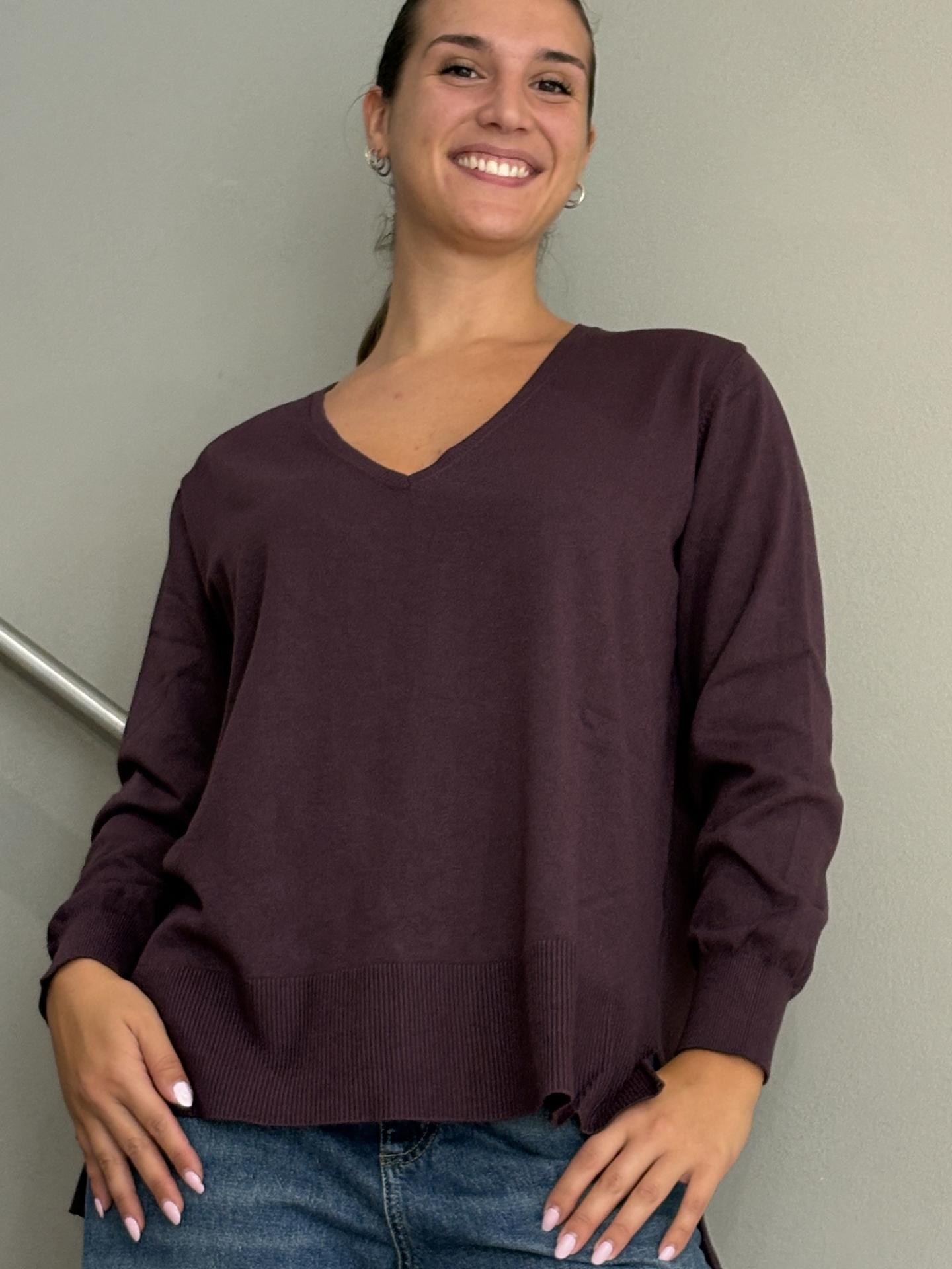 MAGLIA SUSY STAR STM303 BORDEAUX