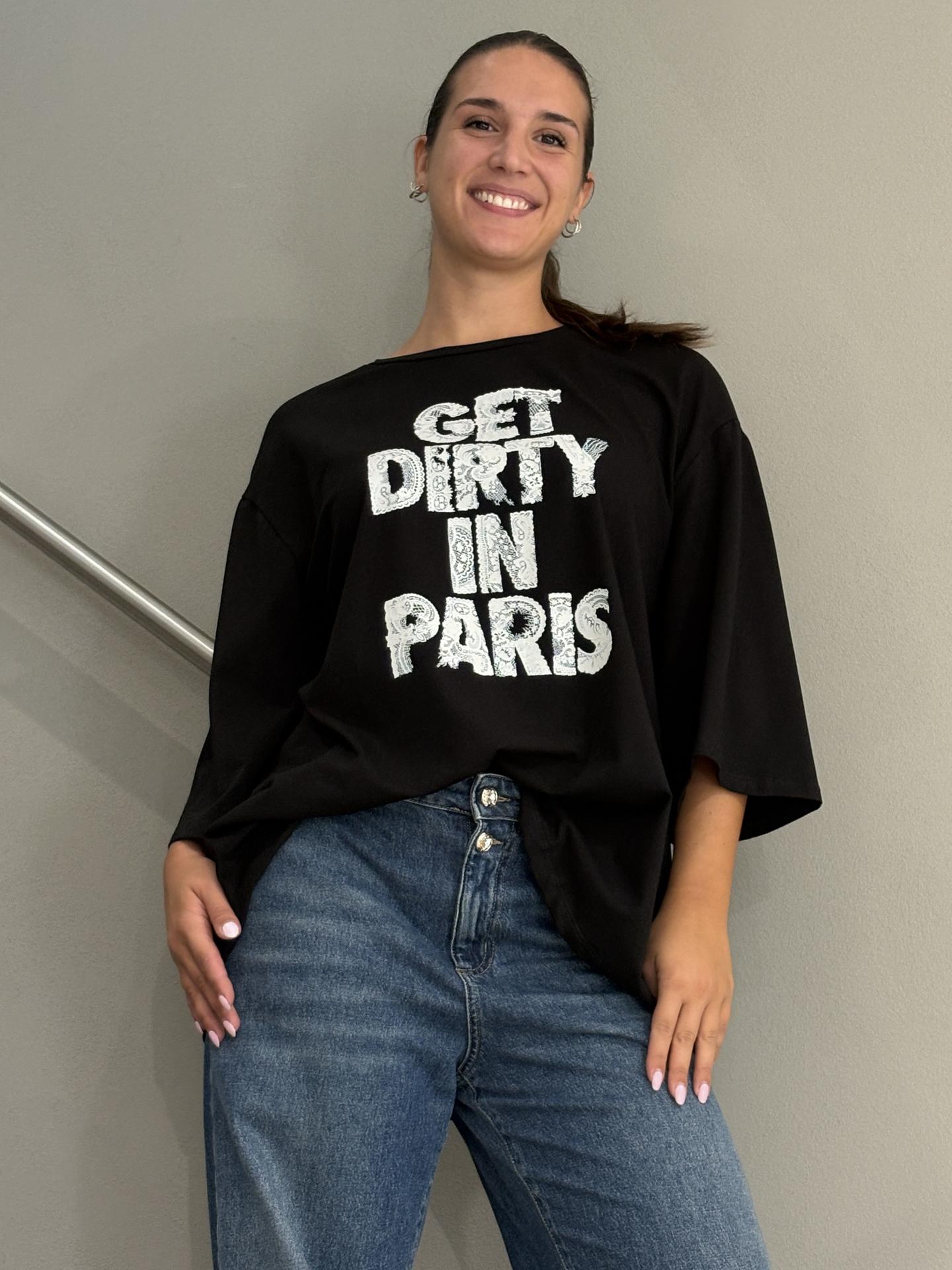 T-SHIRT SUSY STAR STS7412 NERO