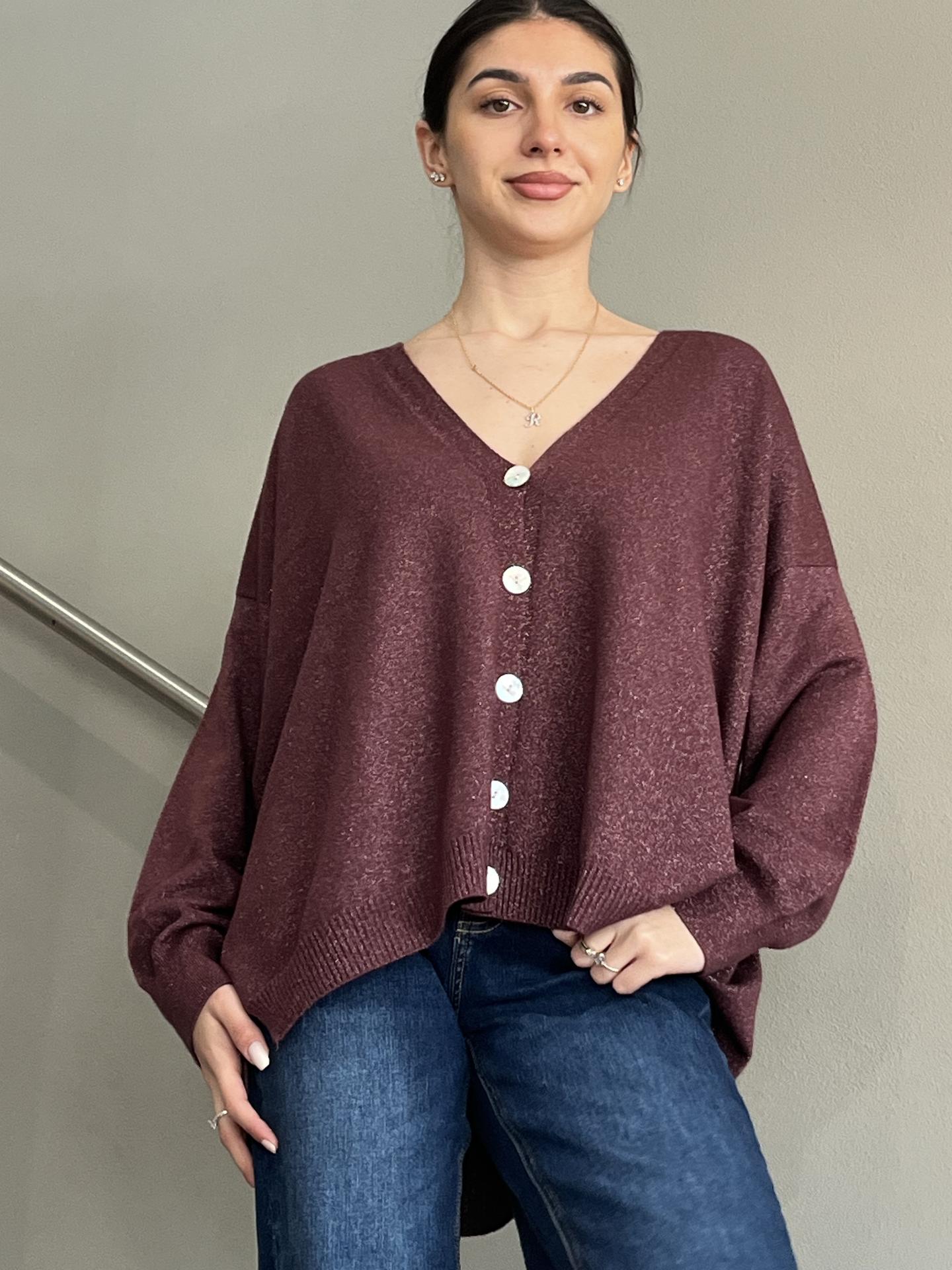 MAGLIA SUSY STAR STSX7088 BORDEAUX