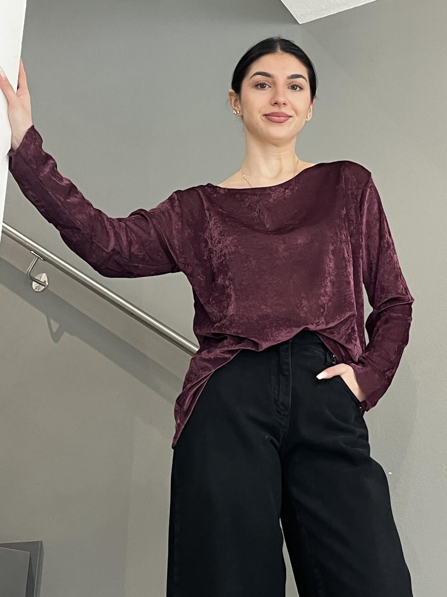 MAGLIA SUSY STAR STSY0348 BORDEAUX