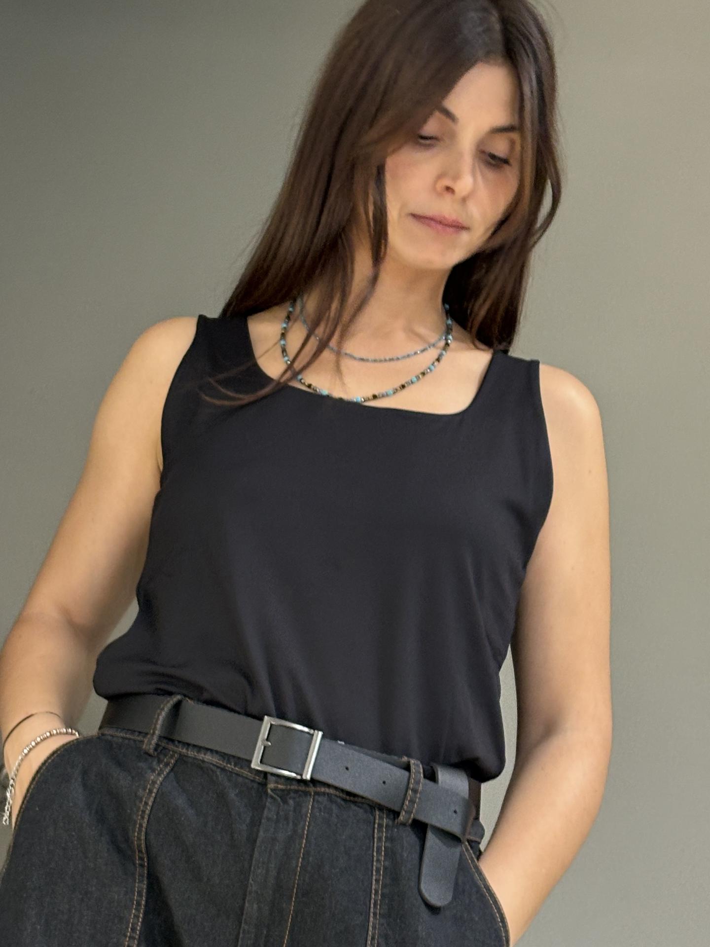 MAGLIA SUSY STAR STSY0358 NERO