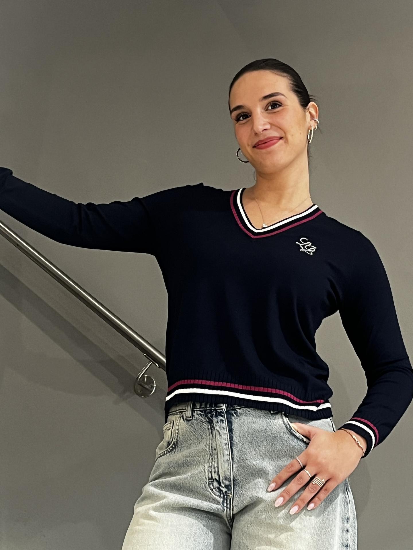 MAGLIA LIU.JO WEAR TA6068 BLUE