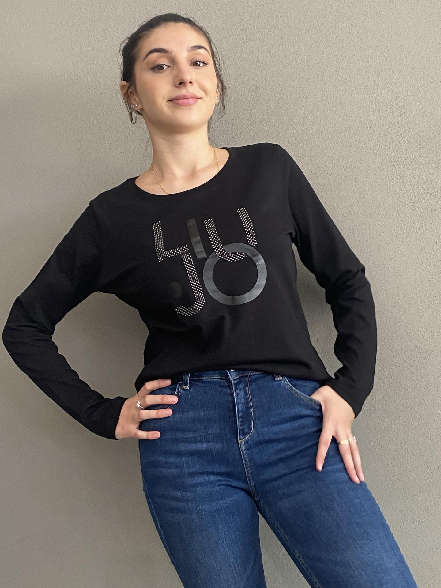 T-SHIRT LIU.JO WEAR TF3287 NERO
