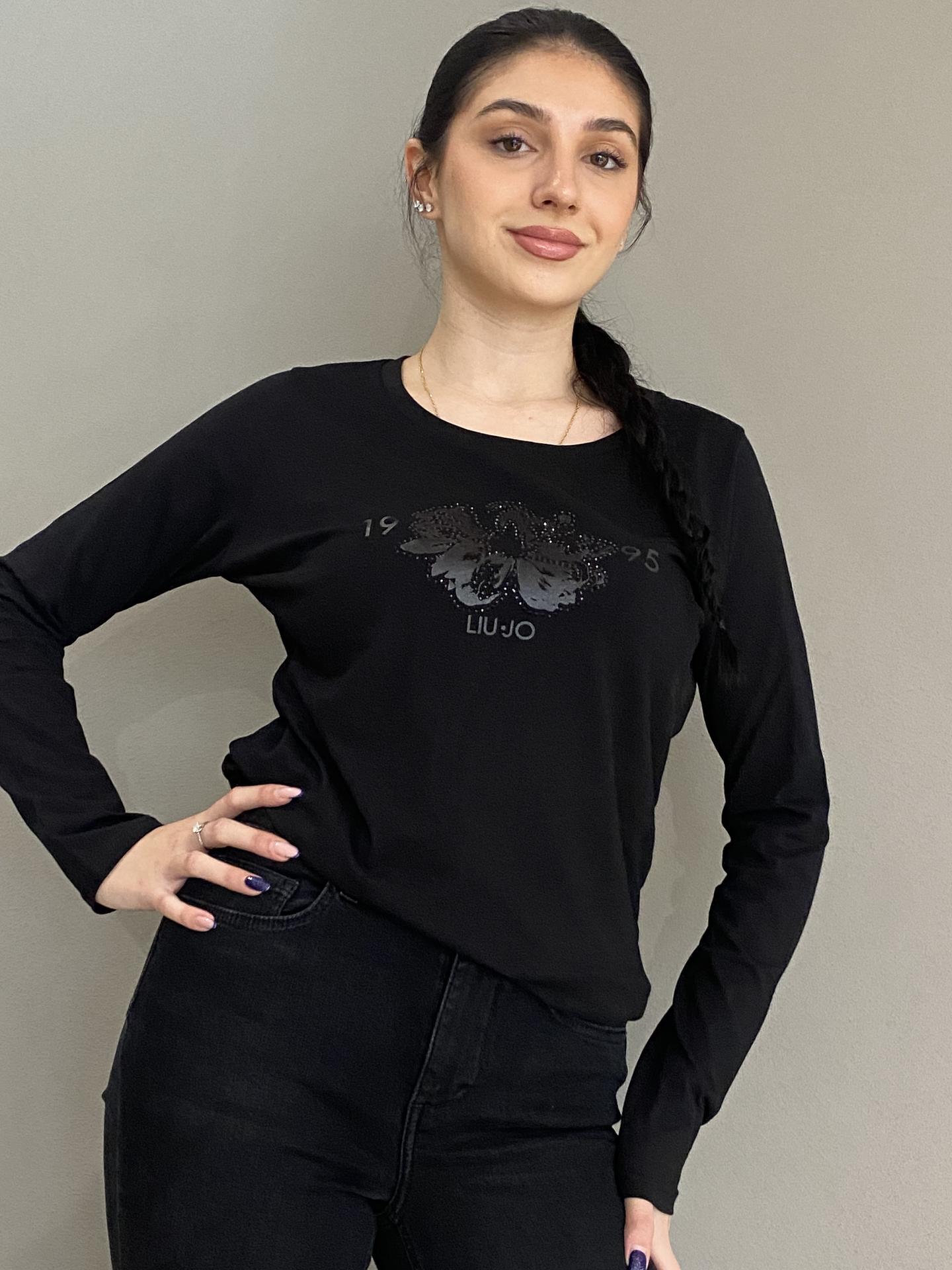 MAGLIA LIU.JO WEAR TF3287B3303 NERO