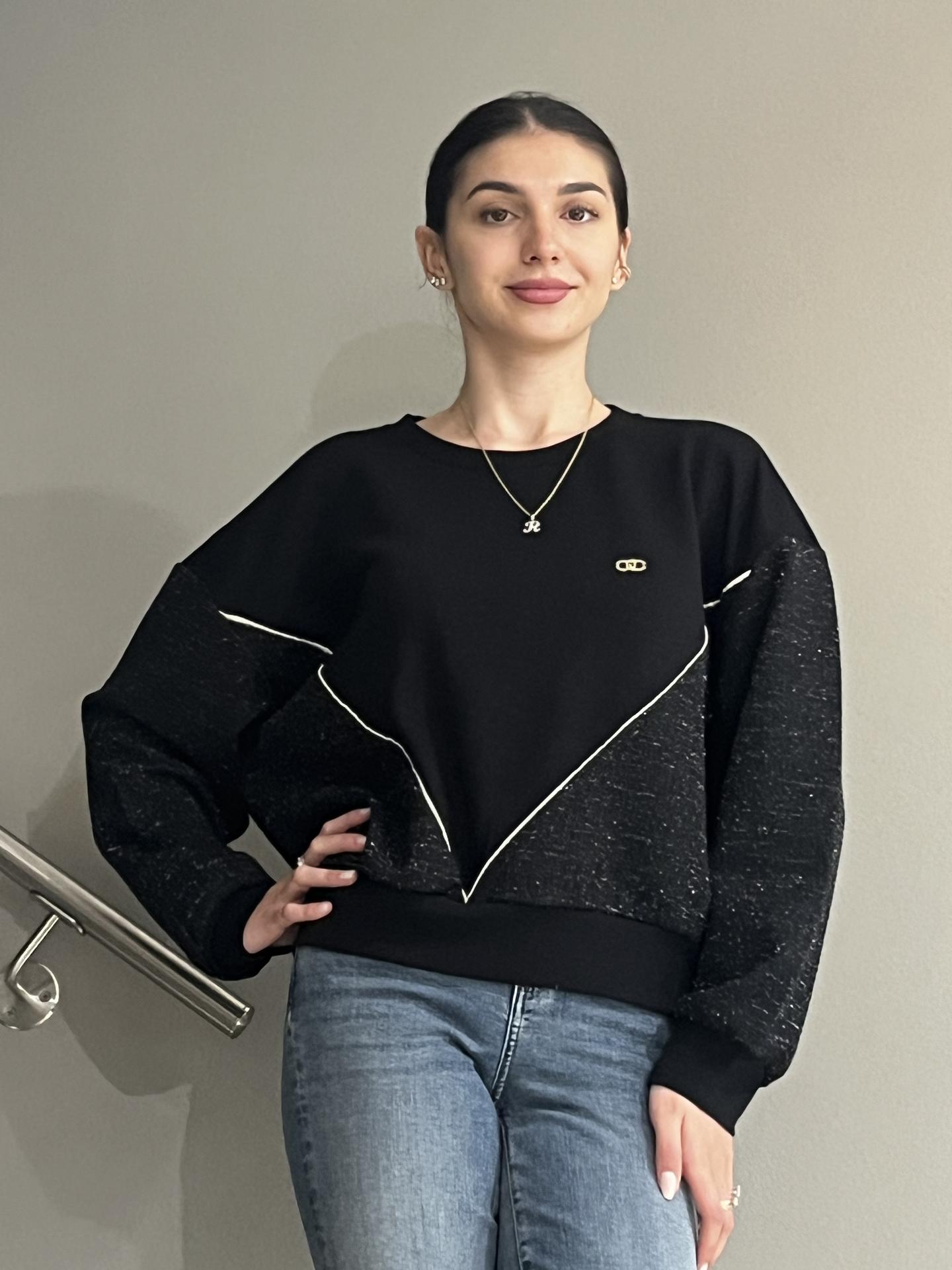 MAGLIA LIU.JO WEAR TF5158 NERO