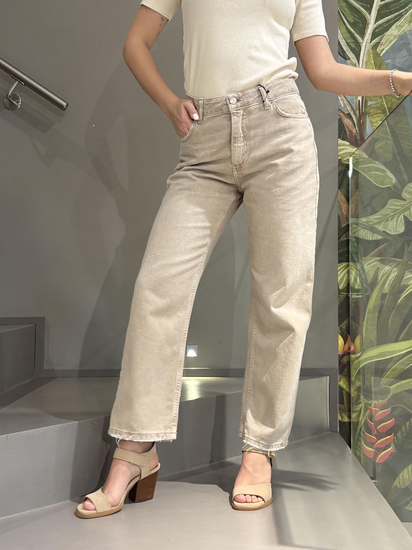 JEANS TENSIONE IN FIRENZE TOMP BEIGE