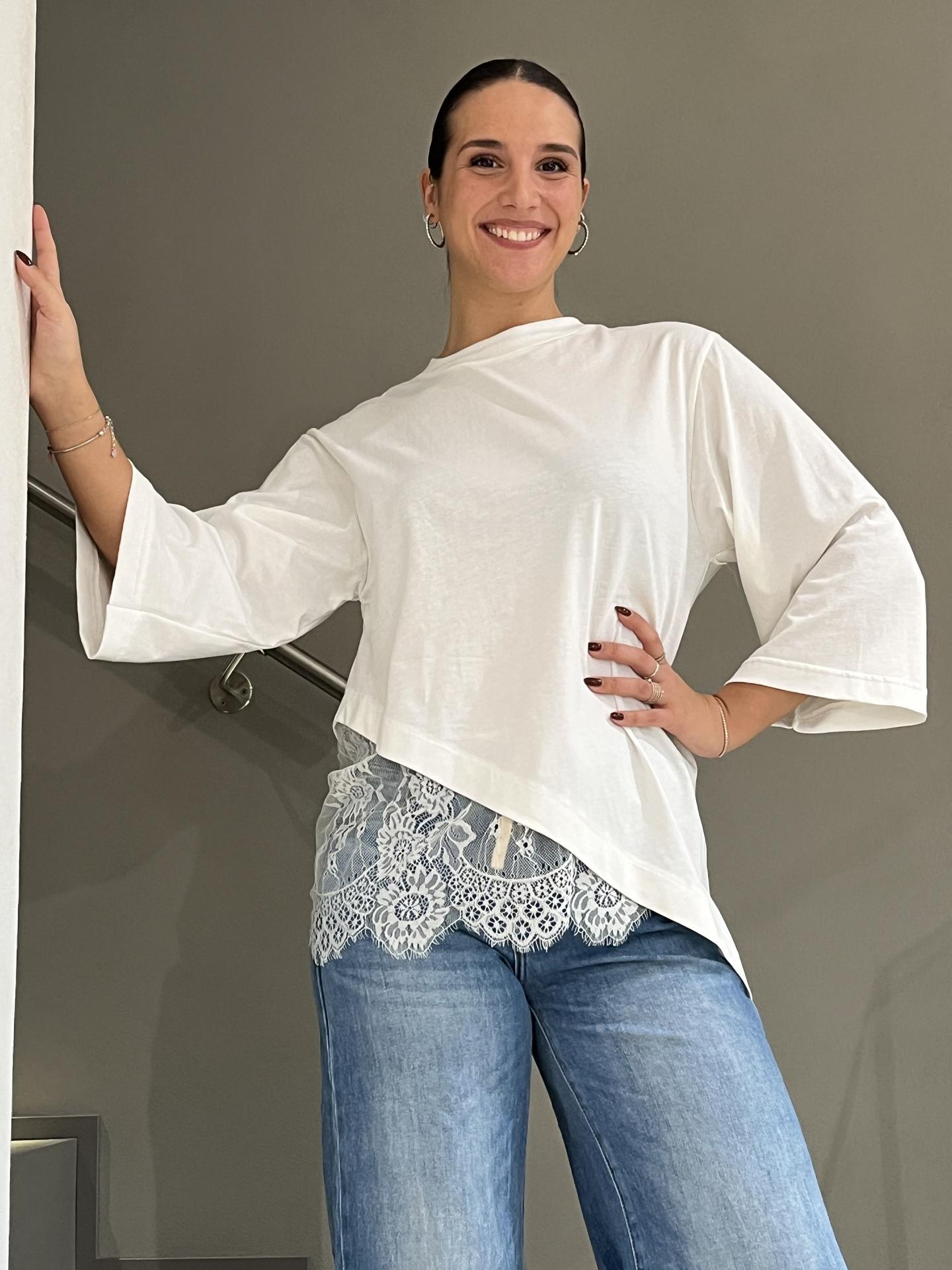 T-SHIRT HAVEONE TVSQ077 BIANCO