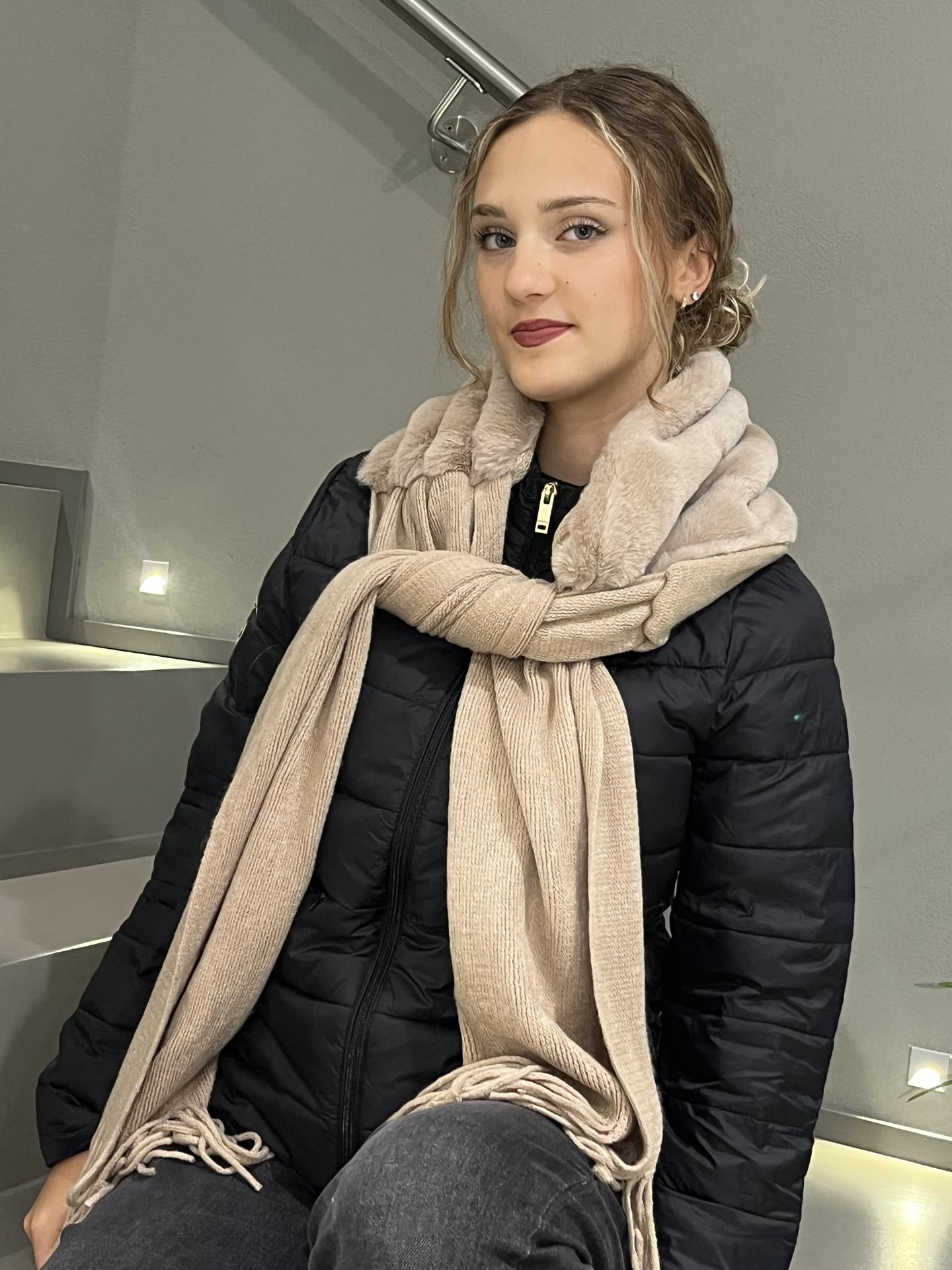 SCIARPA RINO&PELLE VLIEN BEIGE