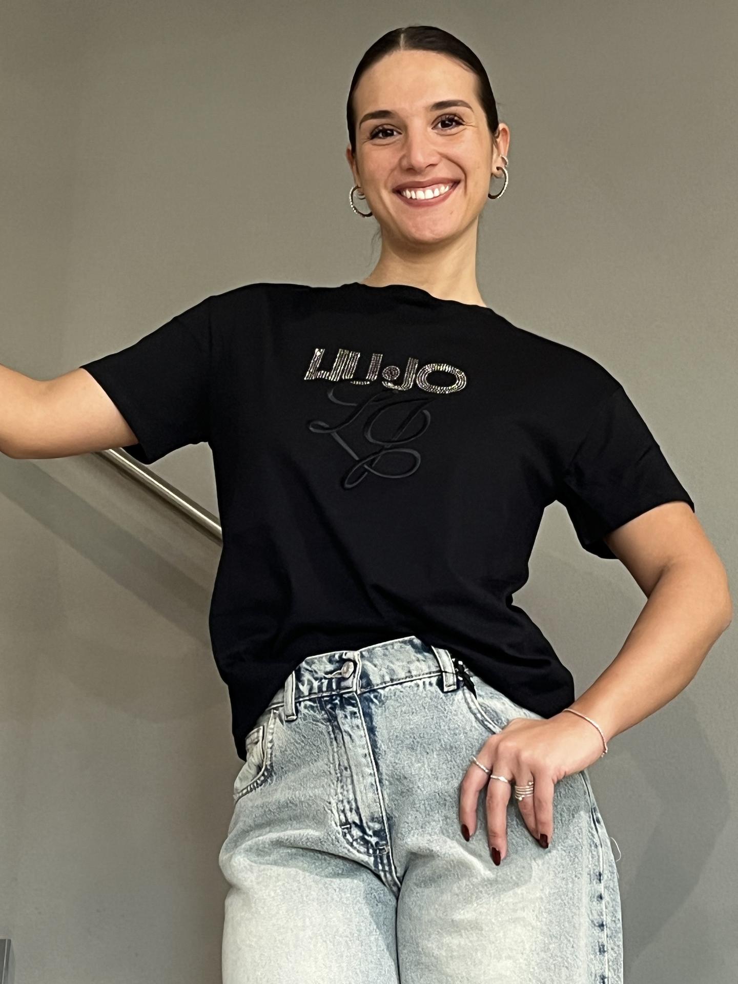 MAGLIA LIU.JO WEAR WA6238P9351 NERO