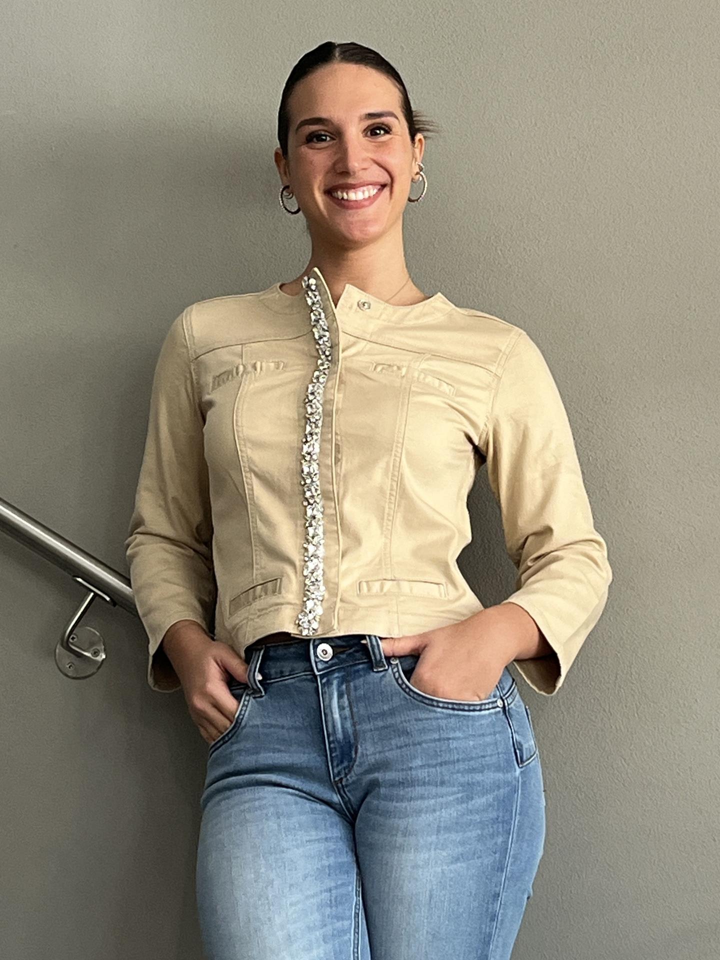 GIACCA LIU.JO WEAR WA6262 BEIGE