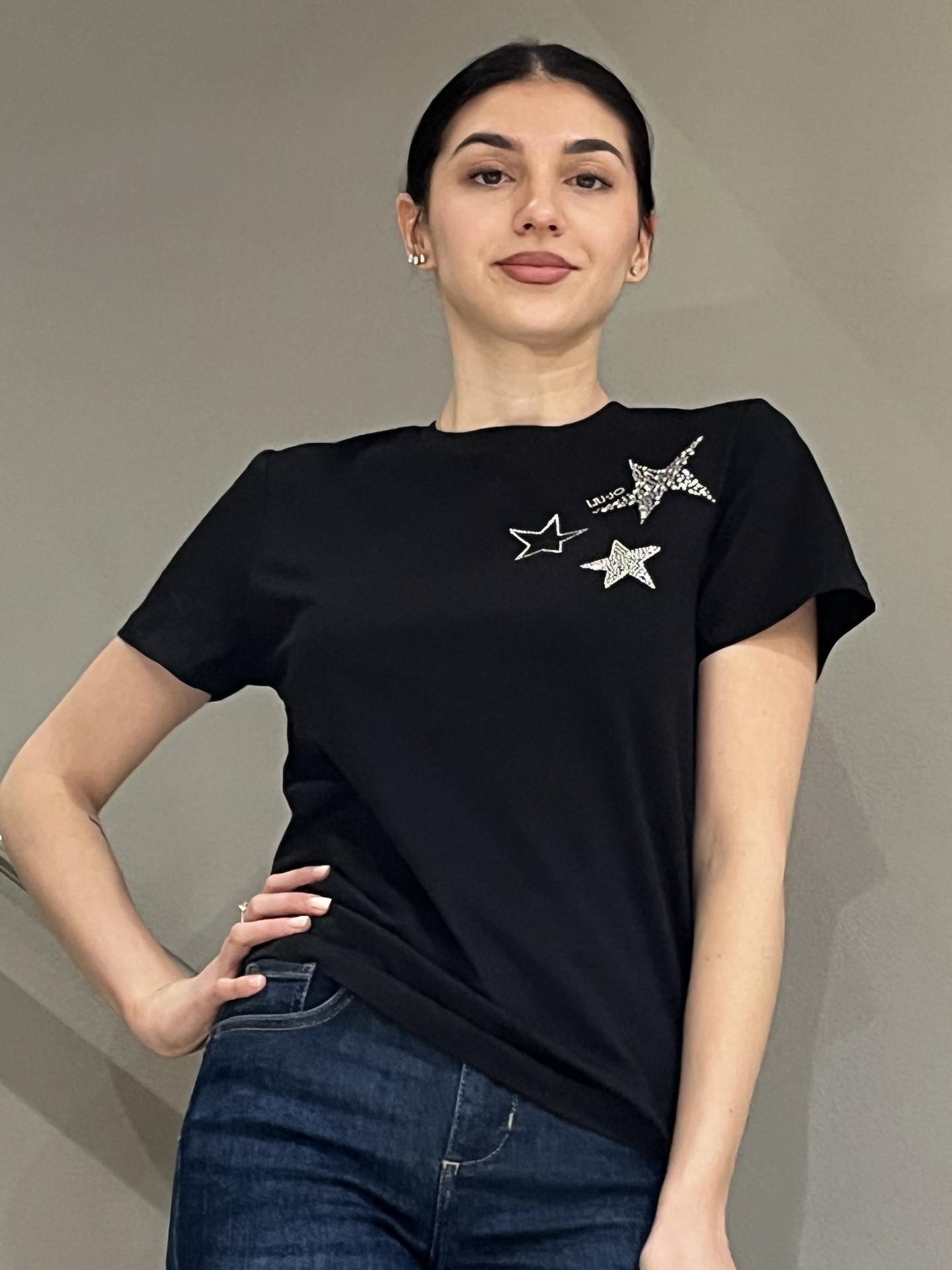 MAGLIA LIU.JO WEAR WA6491 NERO