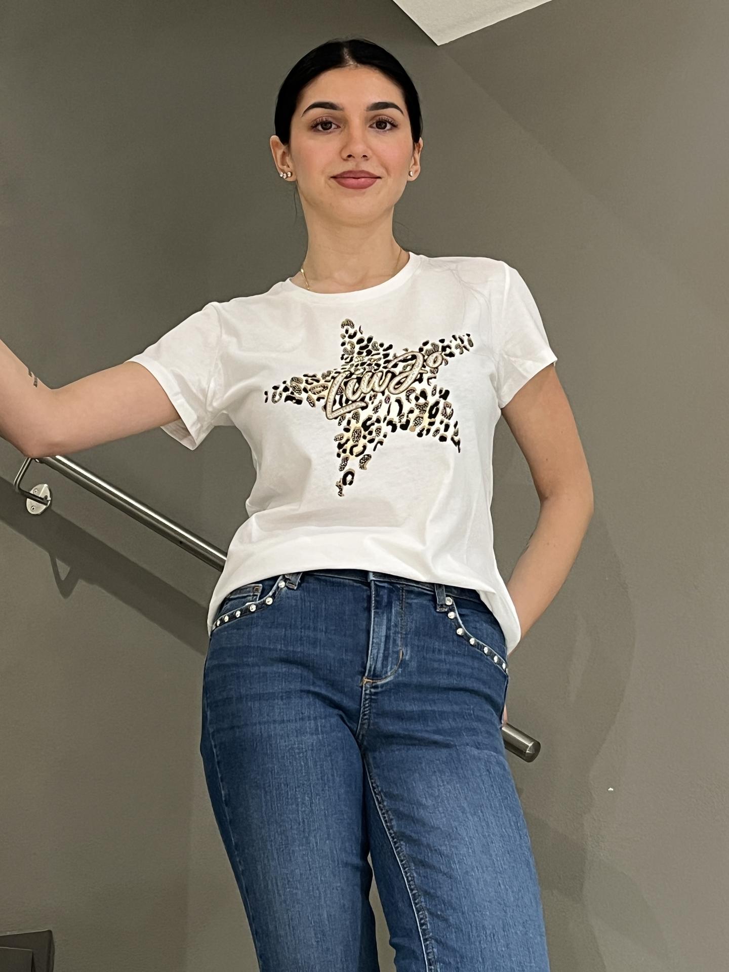 MAGLIA LIU.JO WEAR WA6493P9656 BIANCO