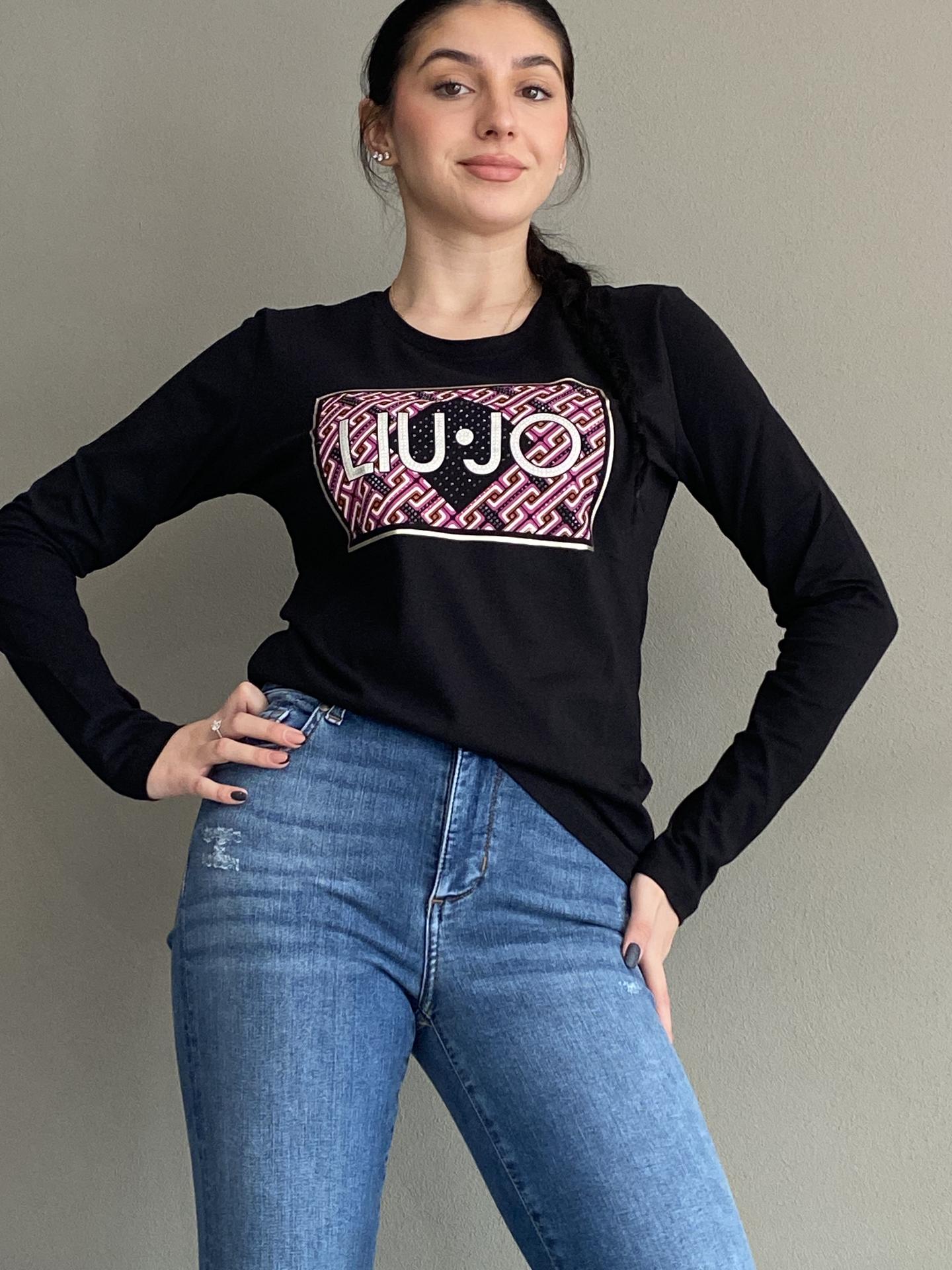T-SHIRT LIU.JO WEAR WF3084 NERO