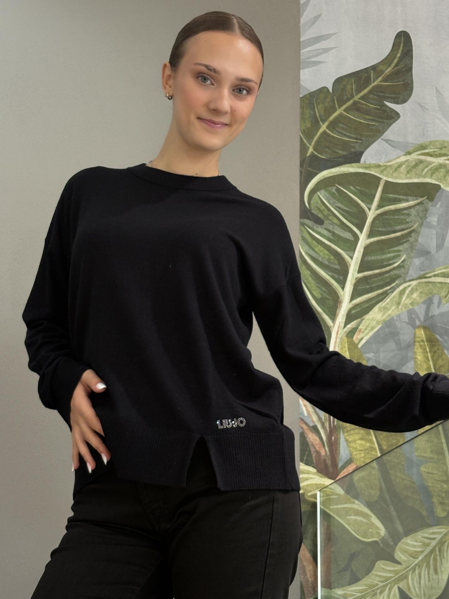 MAGLIA LIU.JO WEAR WF6418 NERO