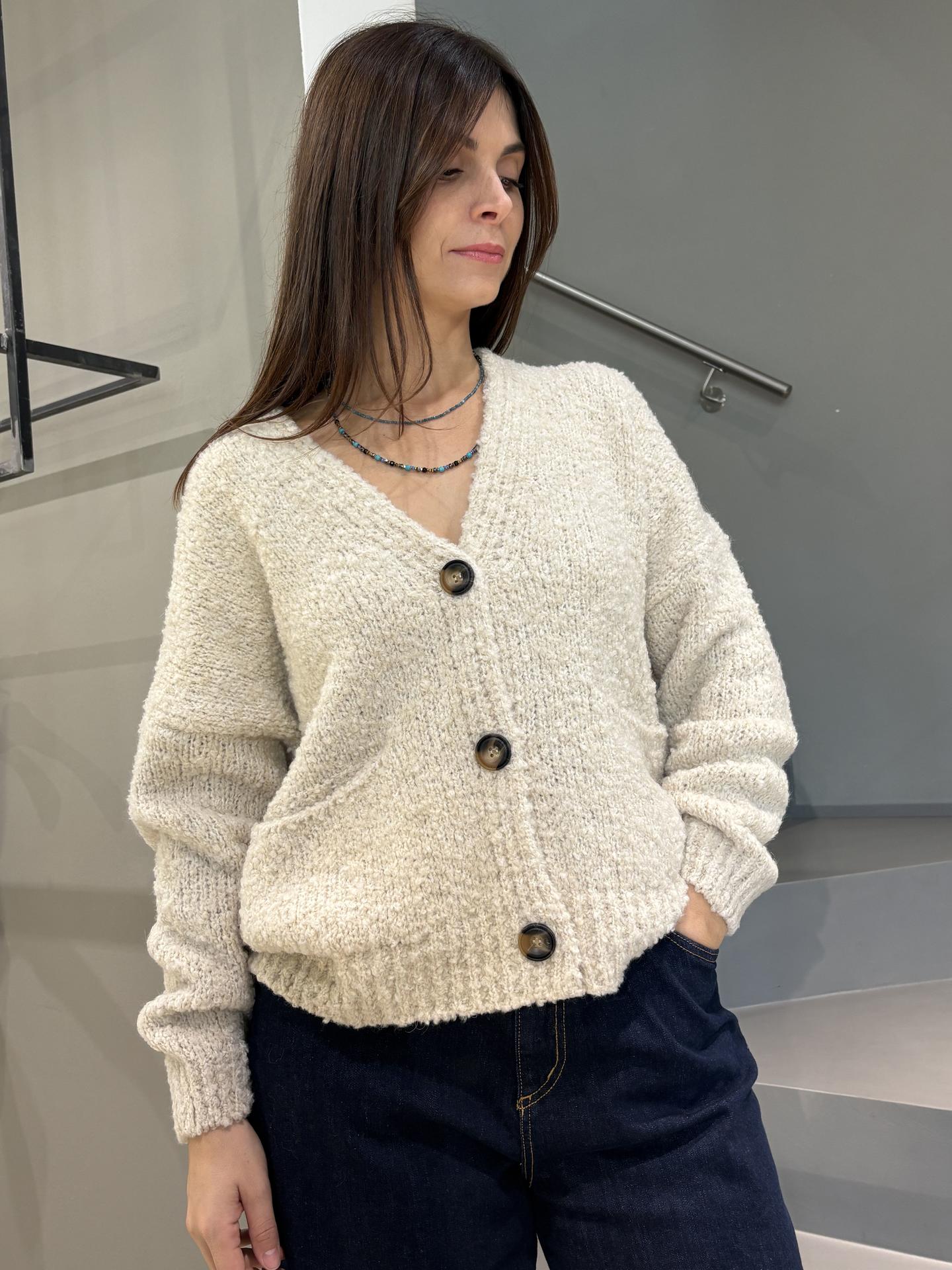 MAGLIA SUSY MIX WK32848 BIANCO