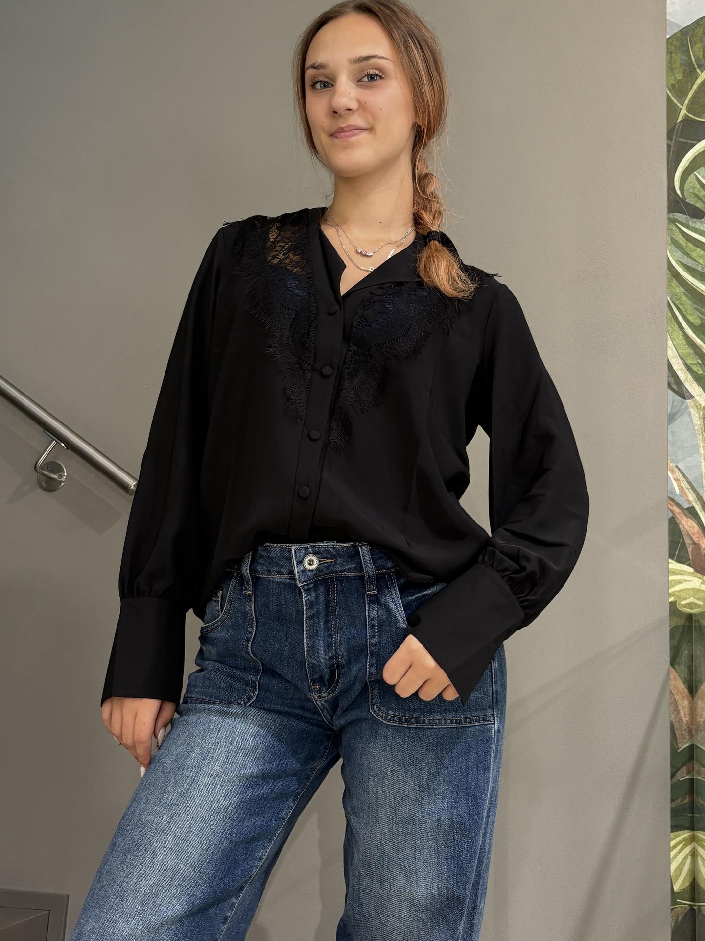 CAMICIA SUSY MIX Y1470N18 NERO