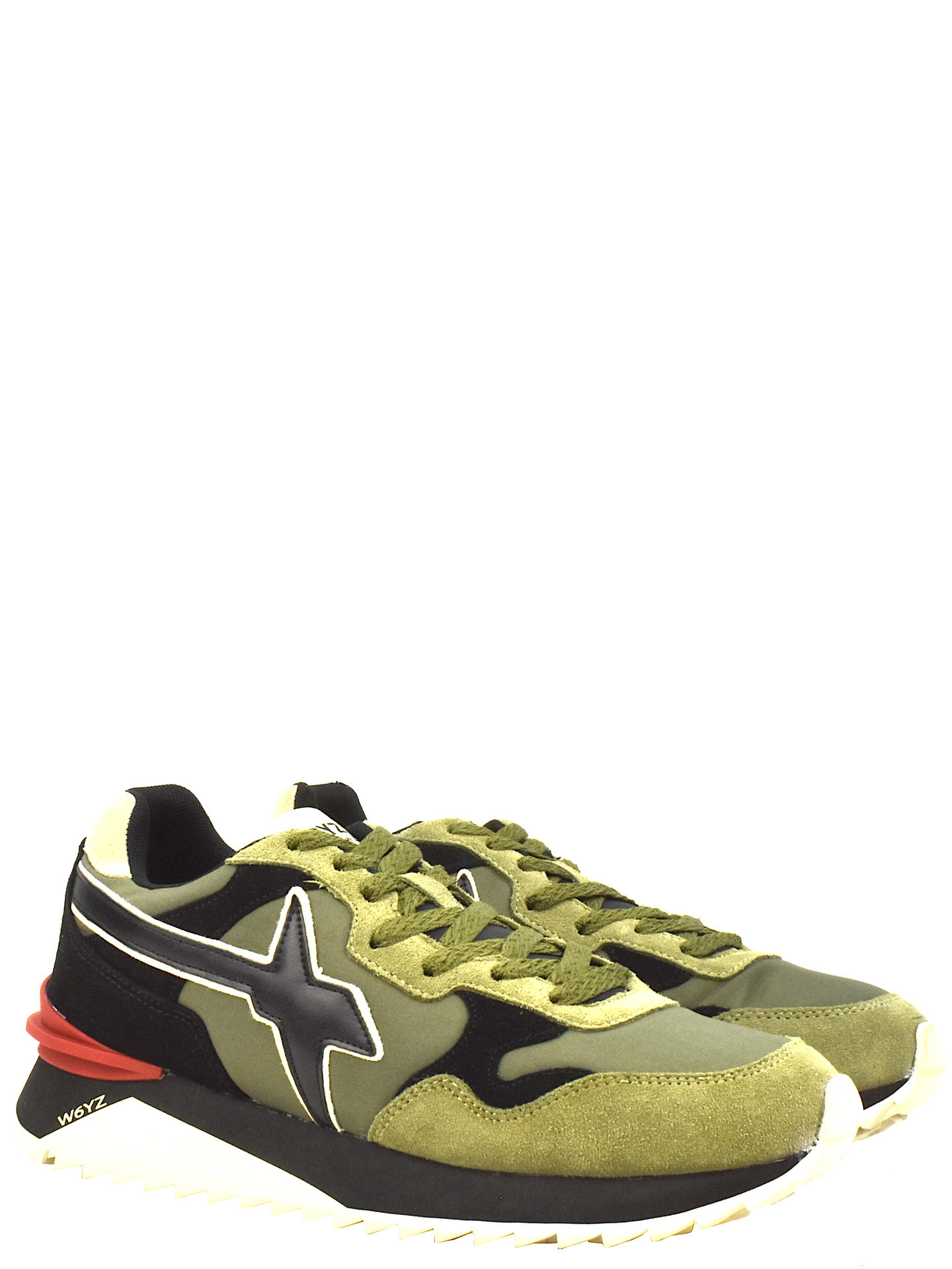 SNEAKERS W6YZ YAKM VERDE/NERO