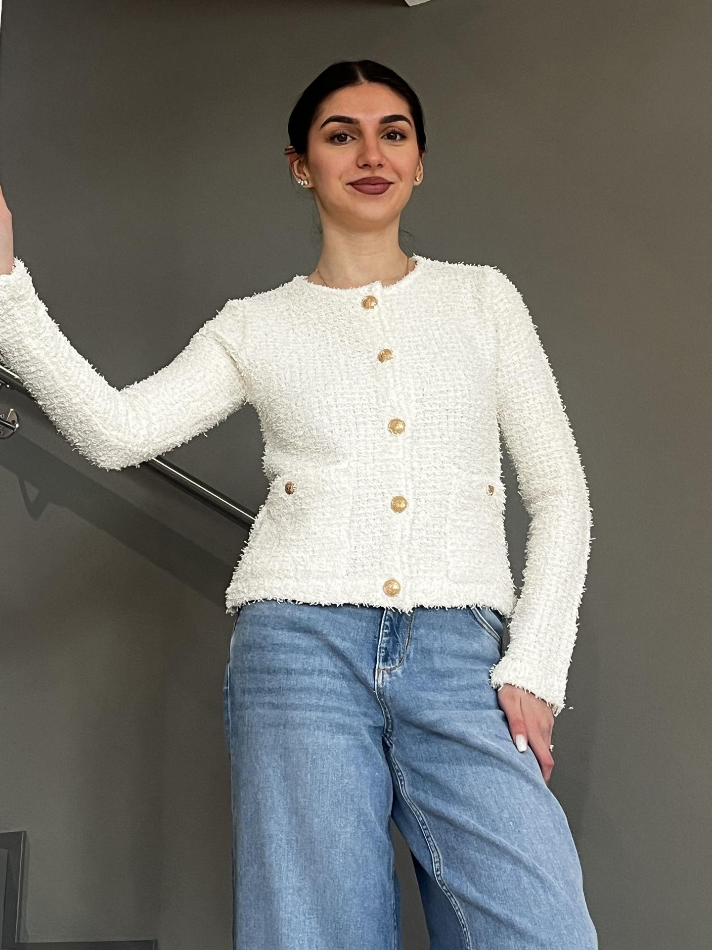 GIUBBINO RINO&PELLE YAMIN BIANCO